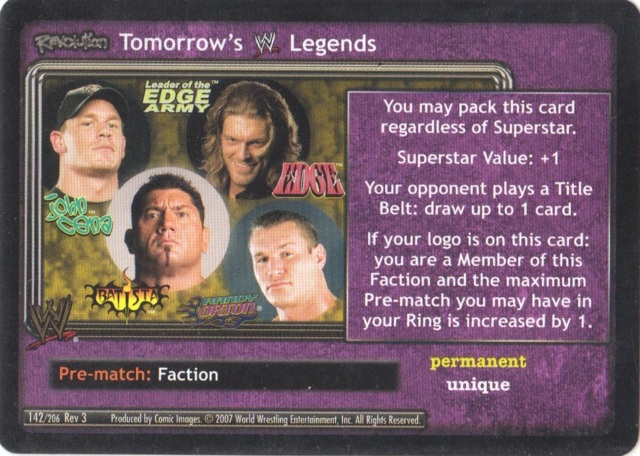 Tomorrows WWE Legends